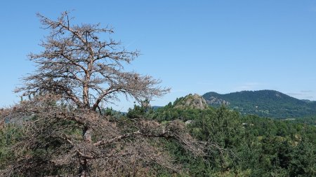 Suc de Chapteuil devant le mont Chanis