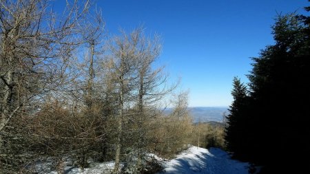 Dans le rétro en montant à la Chaux de Toureyre.