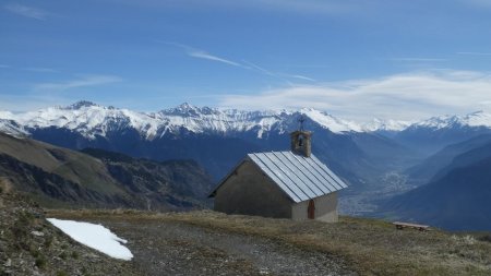 Au dessus de la chapelle