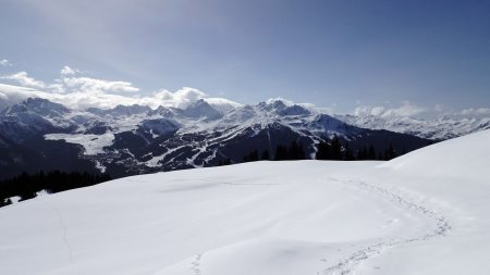 Sous le Mont du Challier, vue arrière