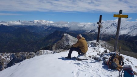 La pause au sommet où la température est clémente