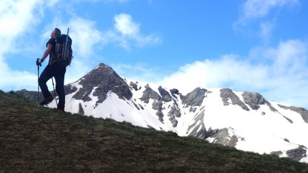 Montée de l’arête nord du Piolit.