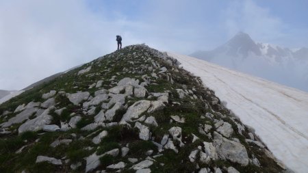 Sur la crête Nord.