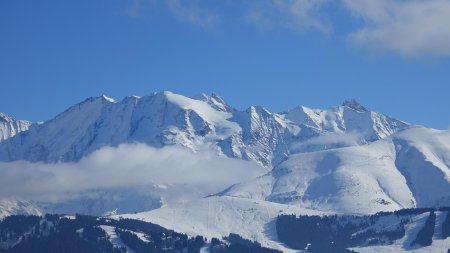 Dômes de Miage, Aiguille de la Bérangère, Aiguille des Glaciers.