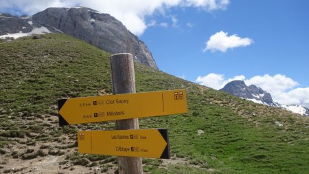 Retour vers le col de la Séolane.