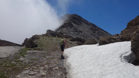 Dans la montée du Grand Queyron 