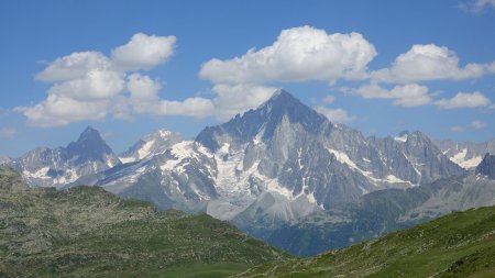 Aiguille du Chardonnet, Aiguille d’Argentière, Aiguille Verte.