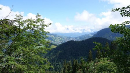 Vers Megève.