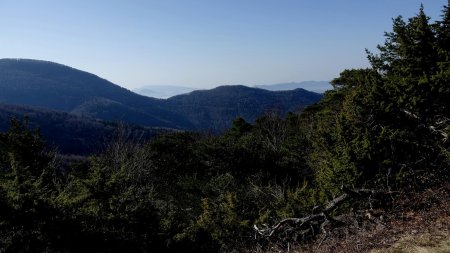 Pas de la Motte : vue vers l’ouest.