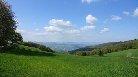 Vers les Monts de Tarare et le Beaujolais.