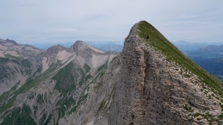 sur la crête