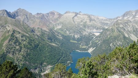 Lacs d’Orédon et de Cap de Long sous le Pic de Campbieil, le Grand Pic et le Pic Long