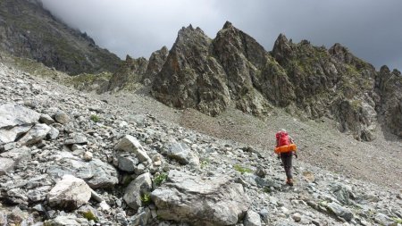 vers le col de la vache