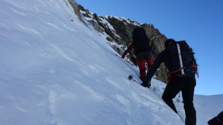 Le petit couloir en neige froide