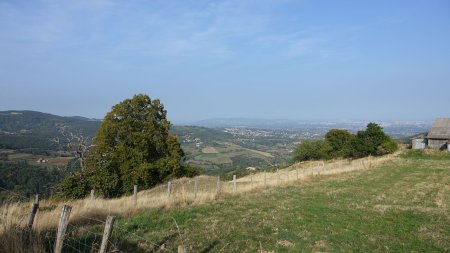 Vers Vaugneray et les Monts d’Or.