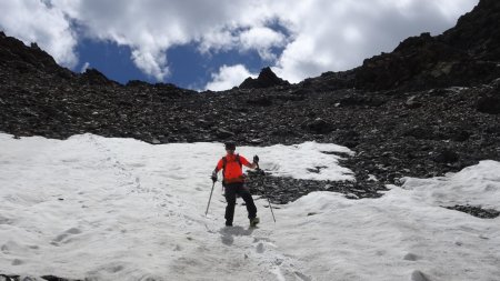 Descente sous le colle del Pelvo