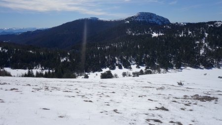 Montée de la face sud du Duffre (vue arrière)