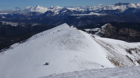 Arrivée au sommet du Duffre.