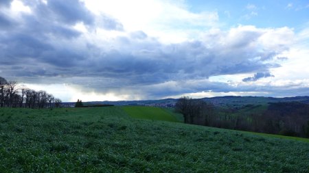 Pluie sur le Forez.