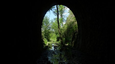 Descente des gorges par l’ancienne voie ferrée.