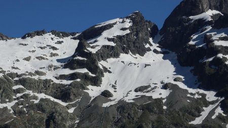 Zoom sur l’Aiguille des Saffres. 