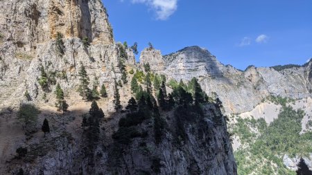 En face, très beau.