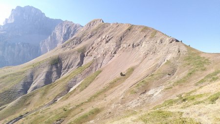 L’Obiou en descendant sur les Chalets de Bachillianne