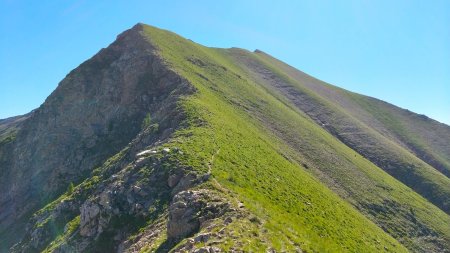 Amorce de l’ascension de la crête ouest de la Grande Autane