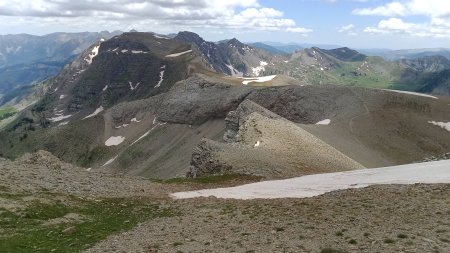 Au sud, la montagne de l’Avalanche