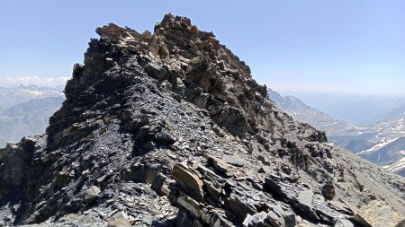 Vua arrière sur la deuxième antécime contournée (par la droite sur cette photo)