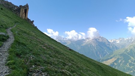 Un sentier balisé et très bien tracé