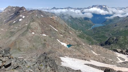 Vue sur le lac de Bissorte depuis la pointe 3040