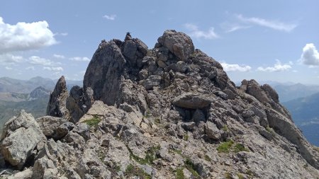 Descente du sommet de Tête Noire