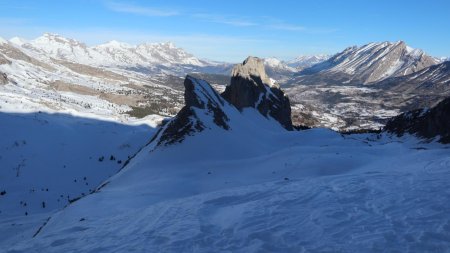 Panorama du col, vers la crête d’Âne