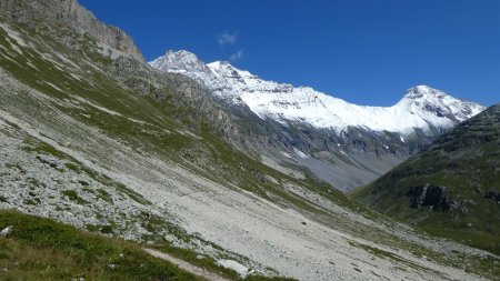 Sentier qui mène au col de la Vanoise