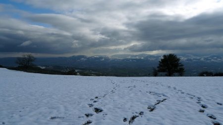 Le Pilat, entre brouillard et éclaircies.