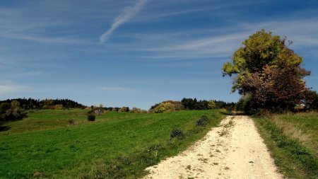 En direction du Crozet.