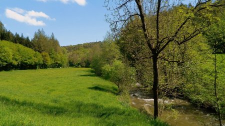 Début de montée sur le plateau