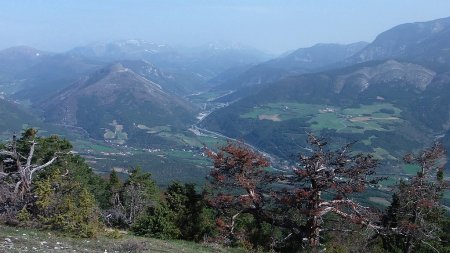 Regard au nord vers la Vallée du Buëch.