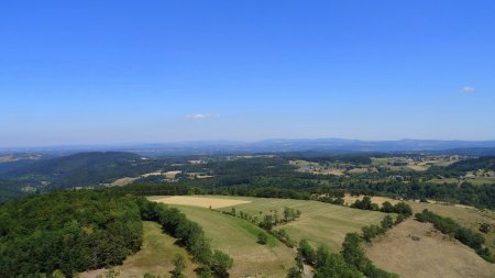 Vers les monts du Vivarais.