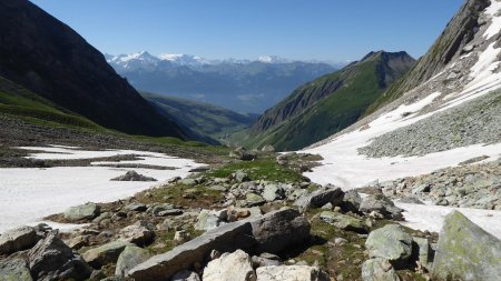 Bifurcation vers le Passeur de Gargan, vue vers le vallon de Foran