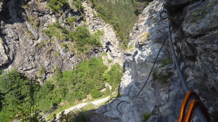  Vue arrière vers la passerelle