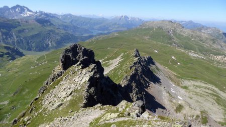 Montée vers le sommet, vue arrière