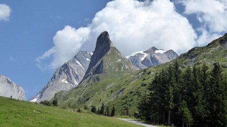 Dernier regard sur l’Aiguille de la Vanoise et Grande Casse