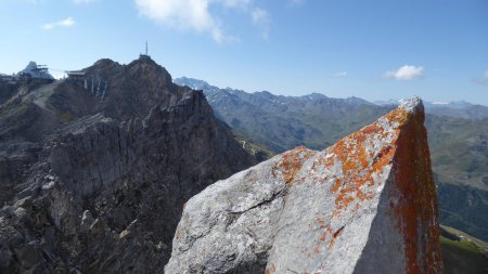 Sommet du Curé, vue vers la Saulire