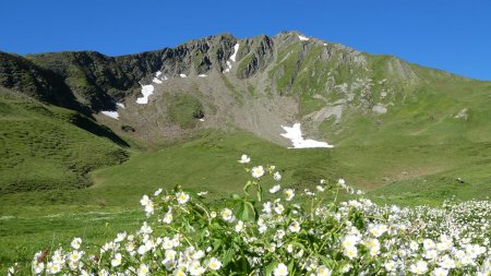  Les deux arêtes du Crey du Rey (montée à droite et descente à gauche)