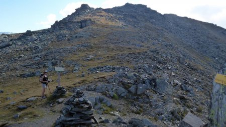 Col de Pierre Blanche et l’arête vers le Mont du Chat