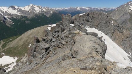 Vers le secteur tourmenté des Aiguillettes