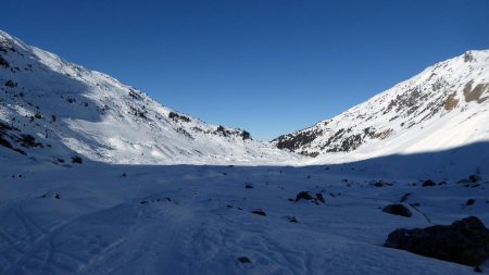 Vers le refuge du Saut, vue arrière