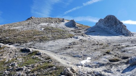 Montée vers le Petit Mont Blanc